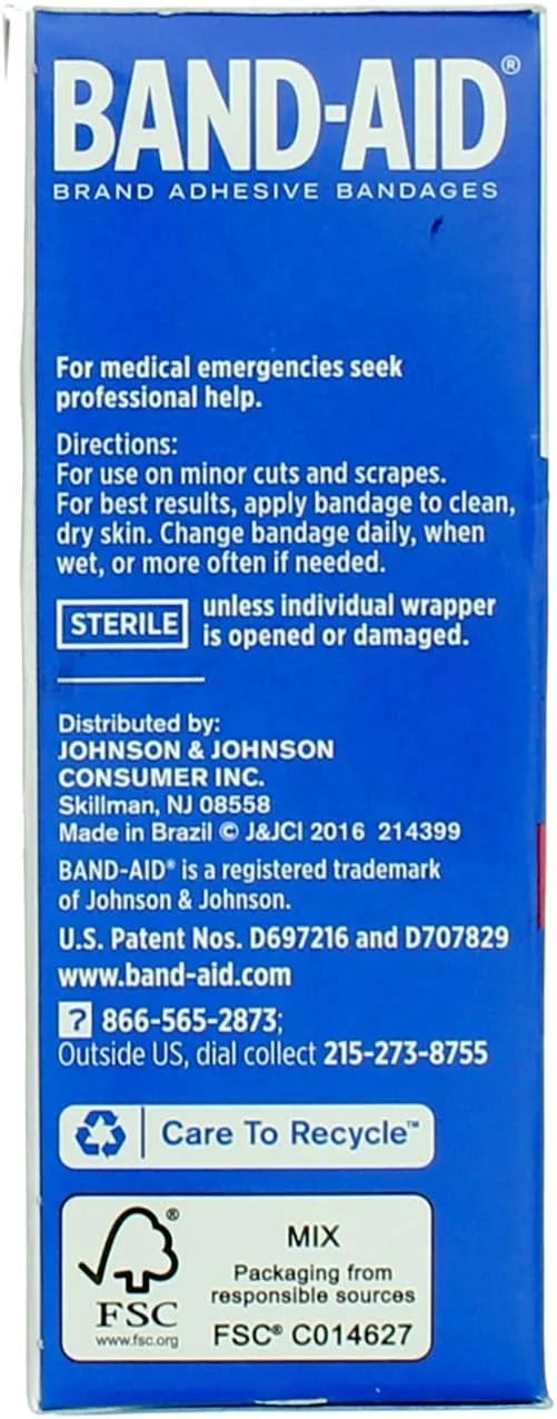 BAND-AID® Brand TRU-STAY™ Sheer Bandages All One Size, 40 Count