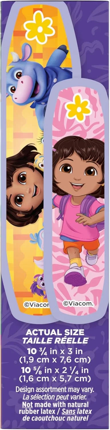 BAND-AID Brand Adhesive Bandages, Nickelodeon Dora, Assorted Sizes, 20 Ct